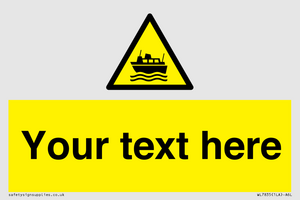 Custom warning ferries crossing vessels